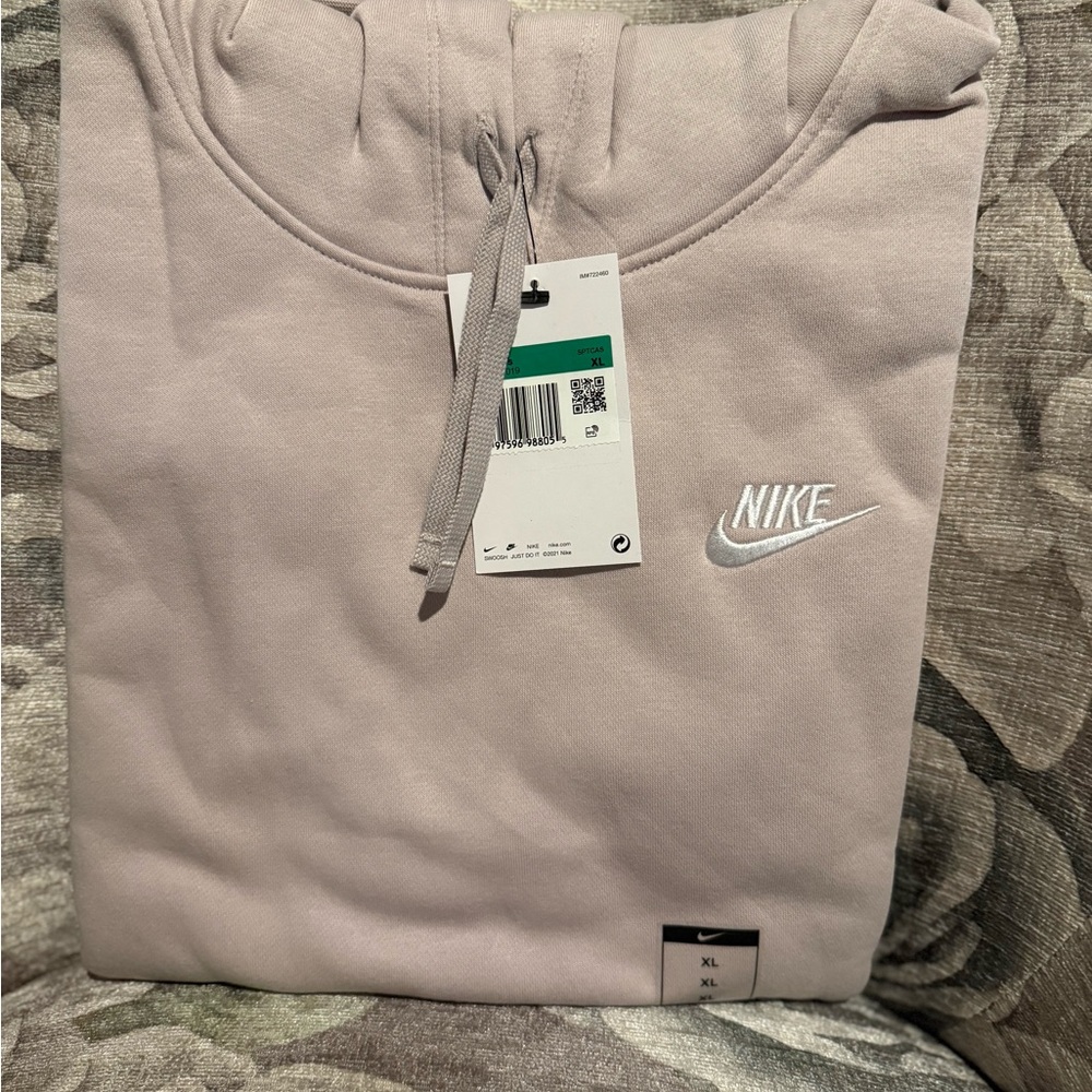 XL Nike Women's Hoodie in Tan